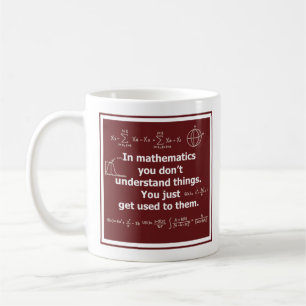 I matematik förstår du inte saken kaffemugg