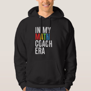 I Math Coach Era Funny Teacher Student tillbaka ti Hoodie