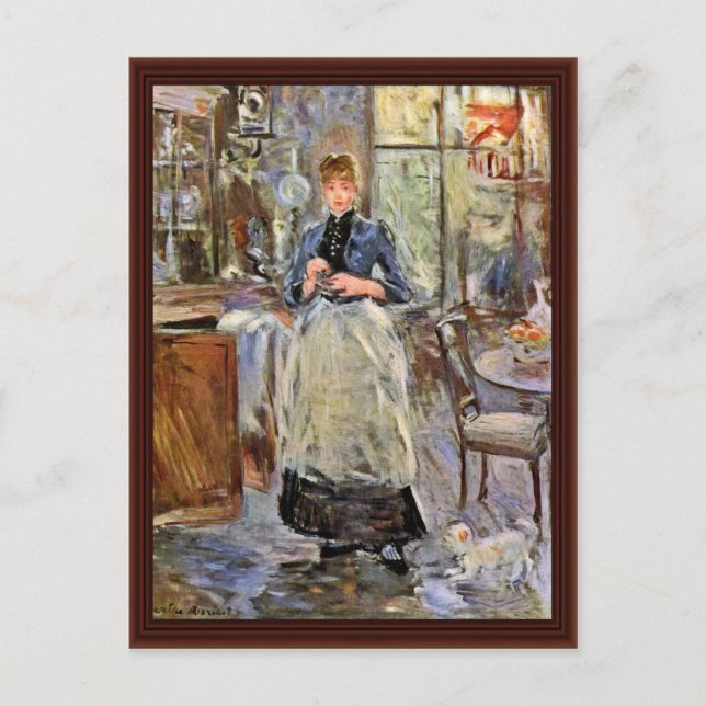 I matsalen av Morisot Berthe Vykort (Framsida)