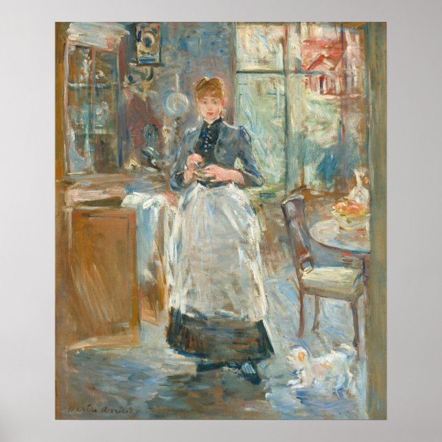 I matsalen - Berthe Morisot Fine Art Poster (Framsidan)