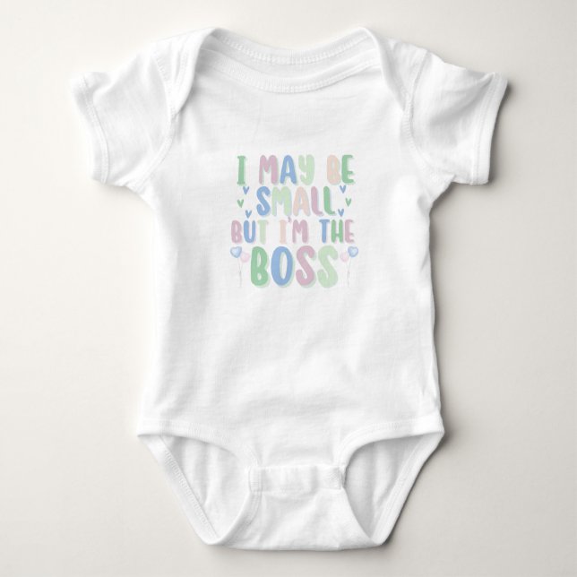 I MAY BE SMALL BUT I'M THE BOSS T SHIRT (Framsida)