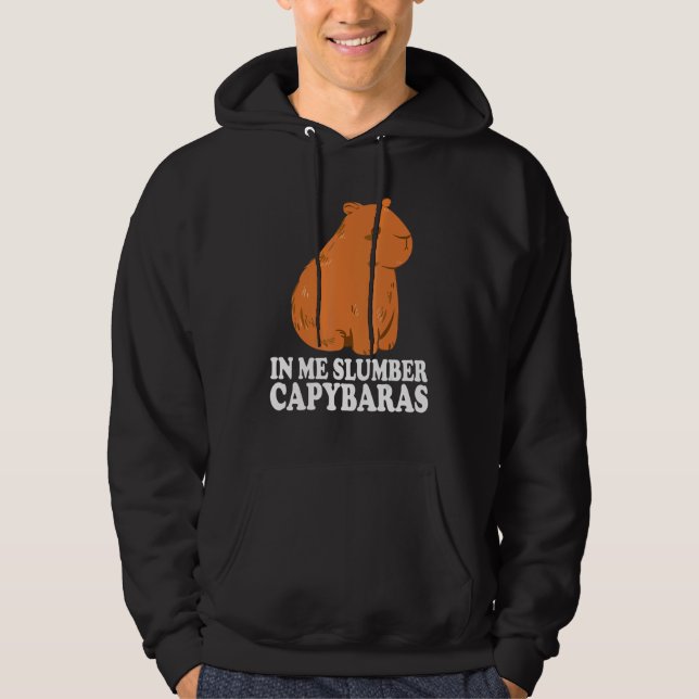 I Me Slumber Capybaras Capybaras Capybara Hoodie (Framsida)