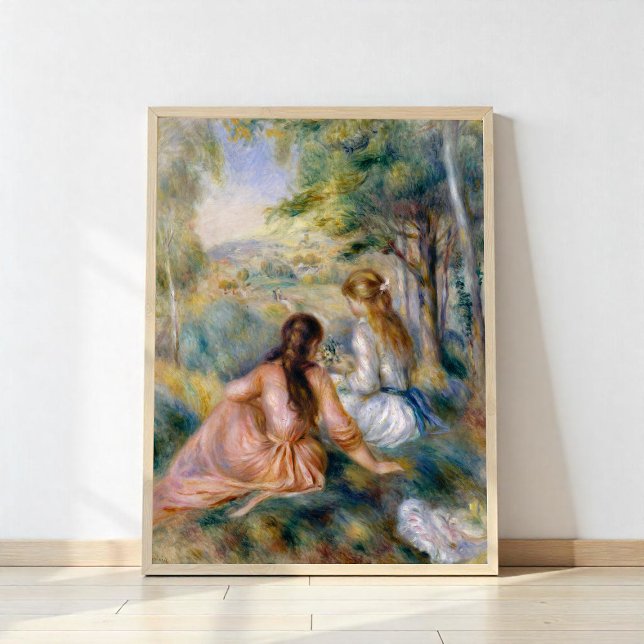 I Meadow, Pierre-Auguste Renoir Poster (Skapare uppladdad)
