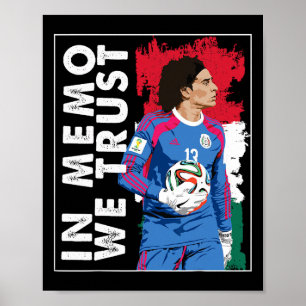 I Memo Ochoa Vi Litar Mexikansk Fotboll  Poster