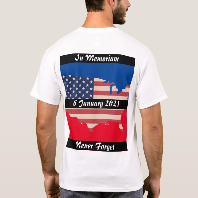 I Memoriam Black Pub av minnesmärket T Shirt (Baksida)