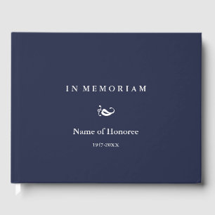 I Memoriam Elegant Memorial Guest Bok