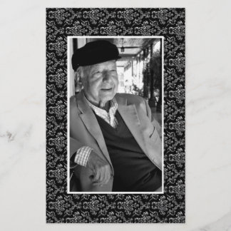 I Memoriam Memory Dödsmeddelande Photo Flygblad