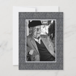 I Memoriam Memory Dödsmeddelande Photo Meddelande