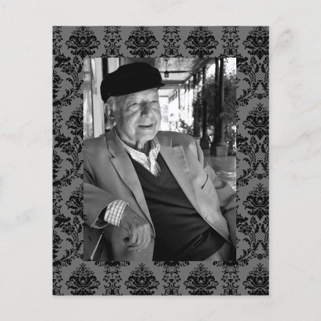 I Memoriam Memory Funeral Photo Flyer (Framsidan)