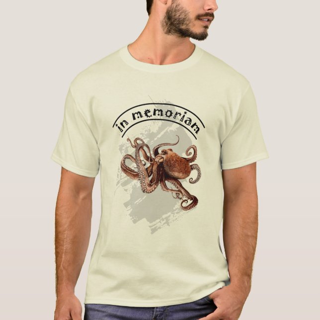 I Memoriam Paul bläckfisken T-shirt (Framsida)