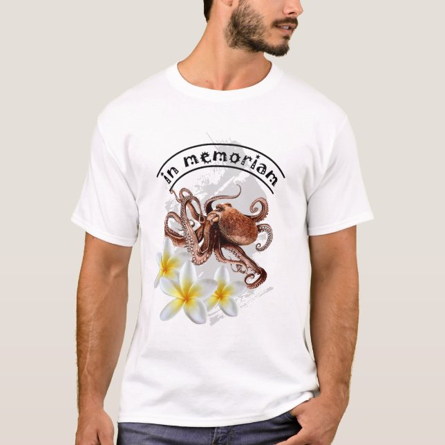 I Memoriam Paul bläckfisken Tee (Framsida)