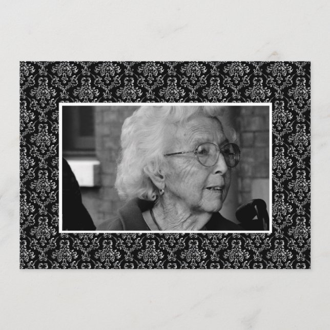 I Memoriam Remembran Funeral Eulogy Photo Program (Framsida)