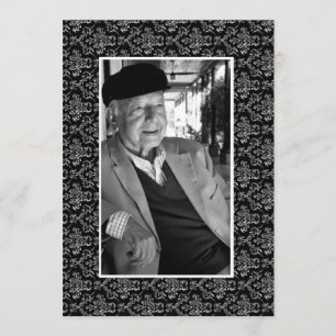 I Memoriam som älskar minnesdöd, märka fotoet Inbjudningar