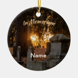 I Memoriam Sunset Julgransprydnad Keramik