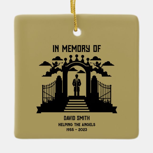 I Memory Female Singers begraver Julgransprydnad Keramik (Framsida)