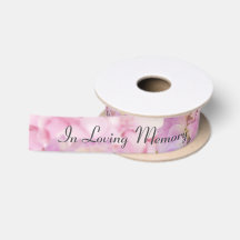 I Memory Hydrangea Blommars satin ribbon