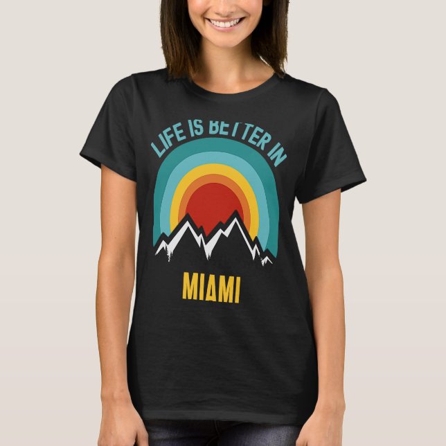 i Miami Miami T Shirt (Framsida)