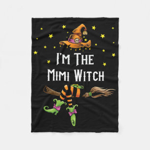 I Mimi Witch Halloween Matching Group Costume Fleecefilt