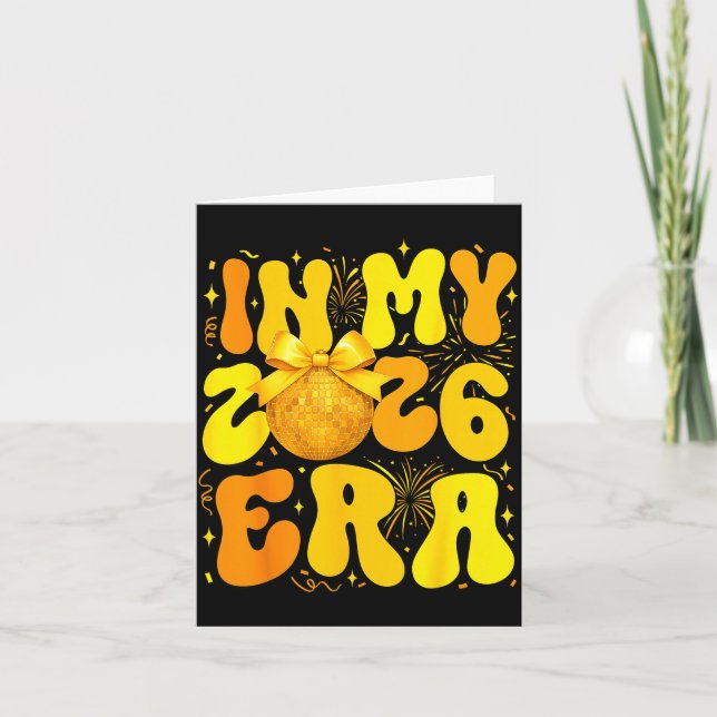 I Min 2026 Era Gott Nytt År 2026 Familjematchning Kort (Framsida)