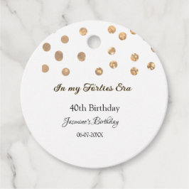 I min 40-årsålder, grattis på födelsedagen gåvor etiketter