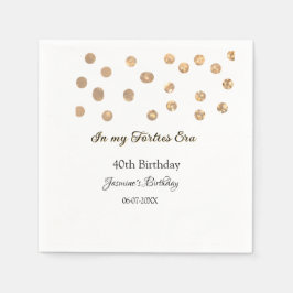 I min 40-årsålder, grattis på födelsedagen pappersservett