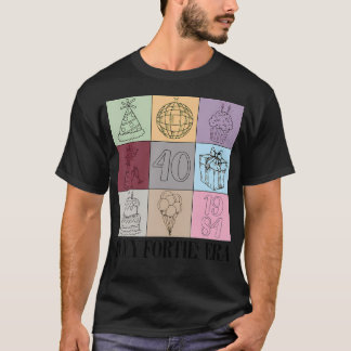 I min 40-årsjubileum 40-årsjubileum t shirt