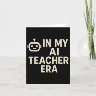 I min Ai Teacher Era Back to school Kort