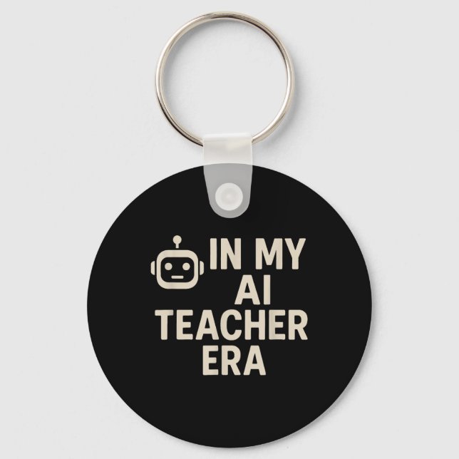 I min Ai Teacher Era Back to school Nyckelring (Framsida)