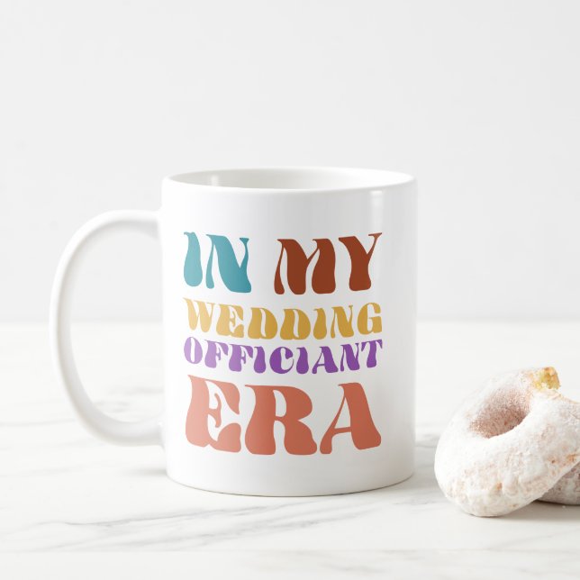 I Min Äktenskapsceremonileder Era Retro Stil Kaffemugg (Med munk)