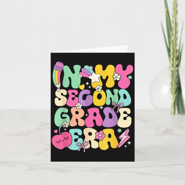 I Min Andra Klass Era Lärare Kvinnor Tillbaka Till Kort (Framsida)