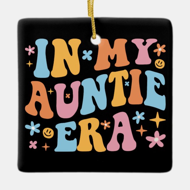 I min Auntie Era I Julgransprydnad Keramik (Framsida)