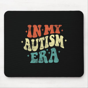 I Min Autism-era Rolig Autism-medvetenhet Retro Vi Musmatta