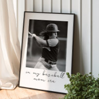 I min Baseball Mamma Era-Anpassningsbar Photo Pers