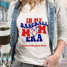 I MIN BASEBALL MAMMA ERA VINTAGE RETRO TEAM NAMN
