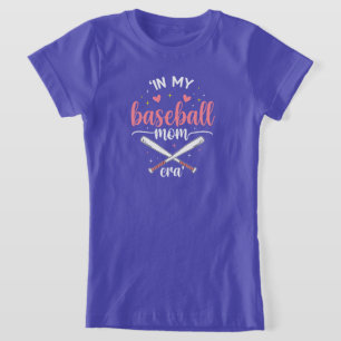 I Min Basebollmamma-era Rolig Basebollmamma T Shirt