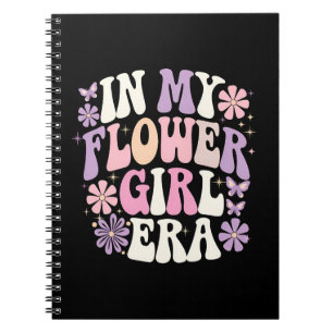 I Min Blomsterflicka Era Retro Groovy Blomma Anteckningsbok