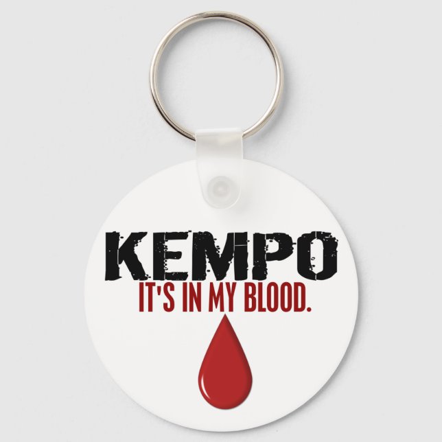 I min Blood KEMPO Nyckelring (Framsida)