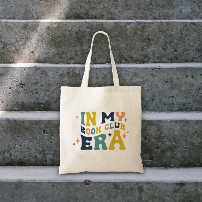 I min Bok Klubb Era Bibliotek Bok Tote Tygkasse (In My Book Club Era Tote)