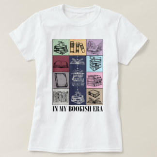 I min bokade Era Cute Bookish Reader T Shirt