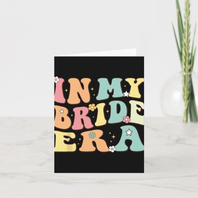 I min bride era era ynny Bröllop-Förlovning för Br Kort (Framsida)