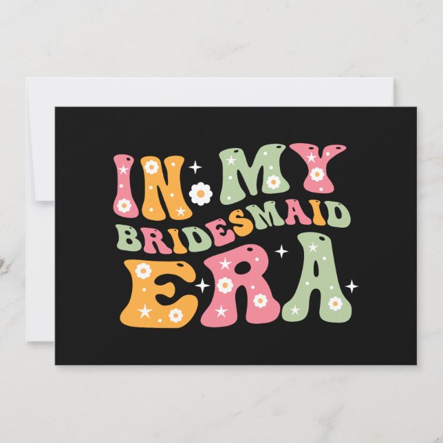 I Min Brudtidsålder Inbjudningar (Framsida)