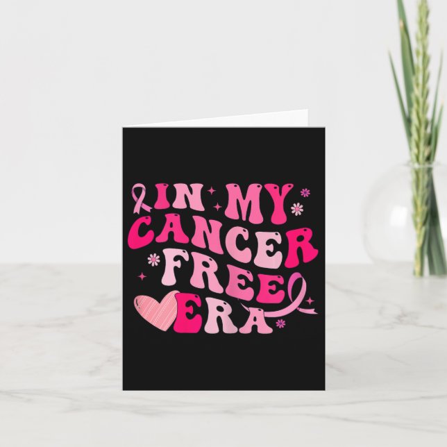 I min cancerfria era: Breast Cancer Awareness Surv Kort (Framsida)