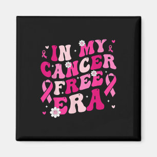 I min cancerfria era Survivor Breast Cancer Medvet Magnet