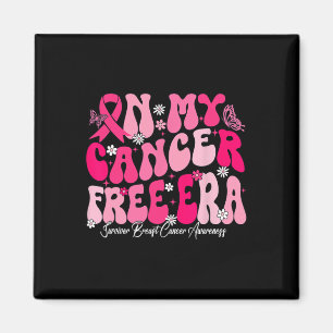 I min cancerfria era Survivor Breast Cancer Medvet Magnet