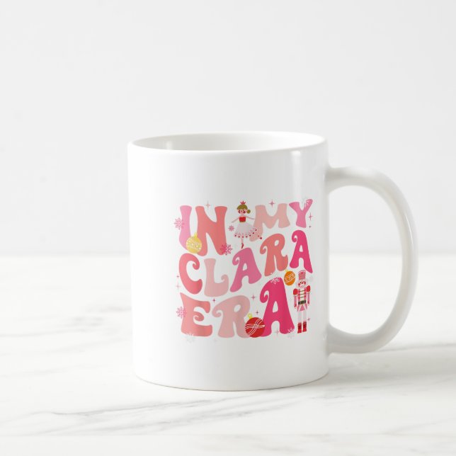 I min Clara Era Nutcracker Julafton jul Pajamas Kaffemugg (Höger)