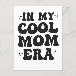 I min coola muma-era Groovy rolig mors dag  Vykort