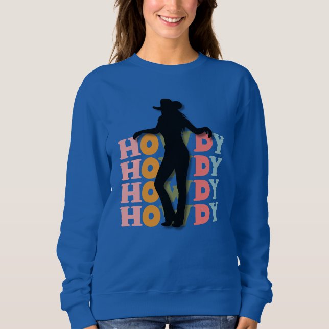 I min Cowgirl Era - Howdy T Shirt (Framsida)