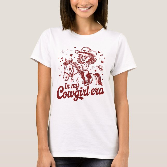 I min Cowgirl Era T Shirt (Framsida)