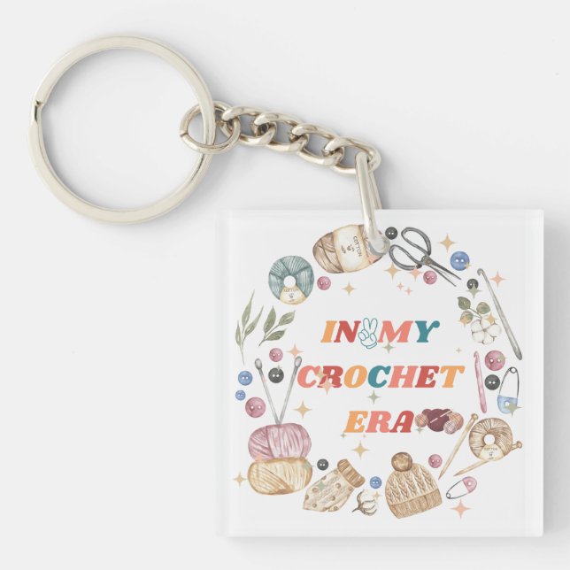 I min Crochet Era-skjorta, Crafter Mamma Gift, Cro (Framsidan)
