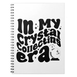 I min Crystal Collating Era Groovy Retro Funny Anteckningsbok